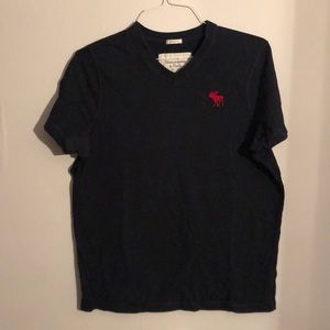 Abercrombie men’s navy V-neck T-shirt